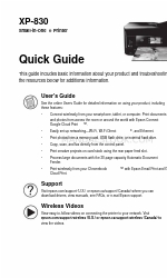 Epson XP-830 Quick Manual