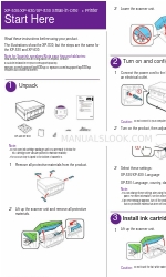 Epson XP-830 Quick Start Manual