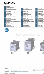 Siemens 3RT2.1.-4 Original Operating Instructions