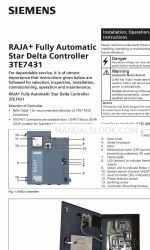 Siemens 3TE7431 Handleiding voor installatie, bediening en onderhoud