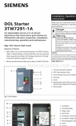 Siemens 3TW72 91-1 AB 71 Instrucciones de instalación, uso y mantenimiento