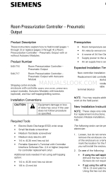 Siemens 540-716 Installationsanleitung Handbuch