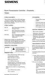 Siemens 540-716 Installationsanleitung Handbuch