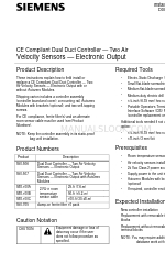 Siemens 550-507 Installationsanleitung Handbuch