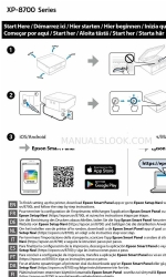 Epson XP-8700 Series Inizia qui