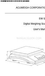 Accuweigh EW-15 Manuel de l'utilisateur