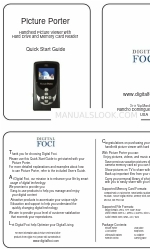 Digital Foci Picture Porter PTP-180 Quick Start Manual