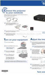 Epson 1730W - PowerLite WXGA LCD Projector Manual de configuración rápida