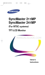 Samsung 241MP - SyncMaster 241 MP Руководство по эксплуатации