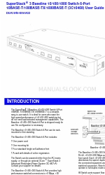 3Com SuperStack 3 Baseline 3C16468 Manual do utilizador