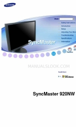 Samsung 920NW - SyncMaster - 19