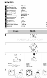 Siemens SSA31 Series Istruzioni per il montaggio