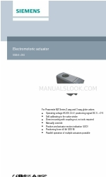 Siemens SSB161.05U User Manual