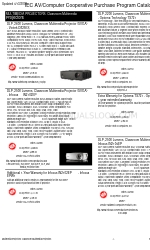 Epson 2500 Lumens 카탈로그