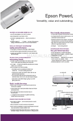 Epson 3LCD - PowerLite S4 Projector Specifiche tecniche