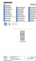 Siemens 3RK1405-0BQ00-0AA3 Series Instrukcja obsługi