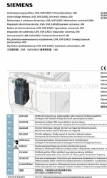 Siemens 3VA9908-0BB Series Manual de Instruções