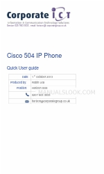 Cisco 504 Краткое руководство пользователя