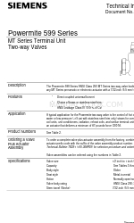 Siemens 599-02000 Instruções técnicas