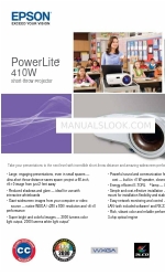 Epson 410W - PowerLite WXGA LCD Projector Specificaties