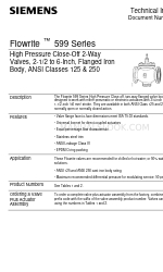 Siemens 599-06610 Instrucciones técnicas