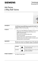 Siemens 599-10302 Instruções técnicas