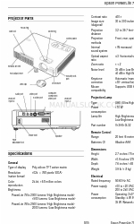 Epson 755c - PowerLite XGA LCD Projector Parts Manual