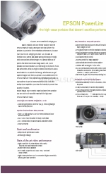 Epson 7600 - EMP XGA LCD Projector Specification