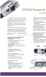 Epson 7800p - PowerLite XGA LCD Projector Specification Sheet