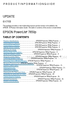 Epson 7850p - PowerLite XGA LCD Projector Product Information Manual