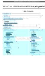 Epson 8100i - PowerLite XGA LCD Projector Manuale delle comunicazioni