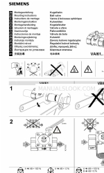 Siemens VBI61 Series Инструкции по монтажу