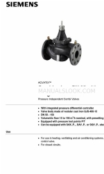 Siemens VPF53.50F16 Manual