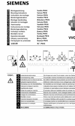 Siemens VVG41.11 Инструкции по монтажу