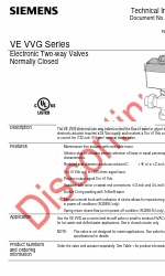 Siemens VVG44.15-1.6S Technische Anweisungen