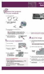 Epson 821p - PowerLite XGA LCD Projector Configuración rápida