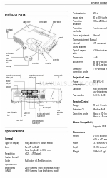 Epson 821p - PowerLite XGA LCD Projector 제품 정보