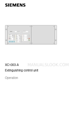 Siemens XC1003-A Fonctionnement