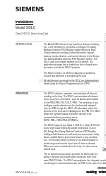 Siemens XDLC Manuale di istruzioni per l'installazione