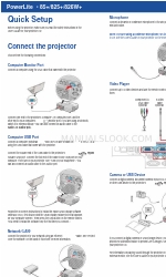 Epson 826W - PowerLite WXGA LCD Projector Швидке налаштування