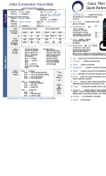 Cisco 7841 Schnellreferenzkarte