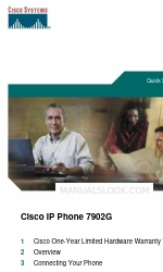 Cisco 7902G - Unified IP Phone VoIP Snelstarthandleiding