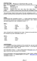 Epson 835p - PowerLite XGA LCD Projector Bulletin d'information sur les produits