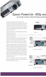 Epson 835p - PowerLite XGA LCD Projector Broschüre & Specs