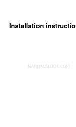 Siemens Oven Manual de instrucciones de instalación