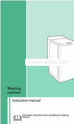 Siemens Washing machine Manuel d'instruction