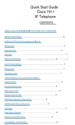 Cisco 7911 Quick Start Manual