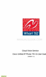 Cisco 7911G - IP Phone VoIP Manuel de l'utilisateur