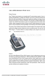 Cisco 7921G - Unified Wireless IP Phone VoIP Scheda tecnica