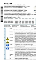 Siemens 3KC8452 - 0GA22 - 0GA3 Manual de instrucciones